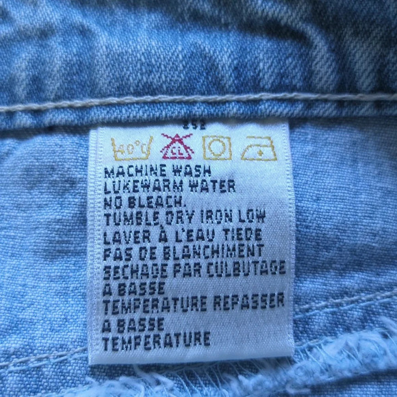 Cotton Ginny Y2K Butterfly Embroidery Denim Skirt - Picture 7 of 15